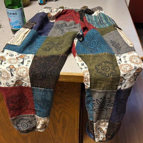 Colorful Patchwork Pants - Picture 5 of 6